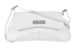 XX Small Flap Bag, Leather, White, 535269, DB, 3*